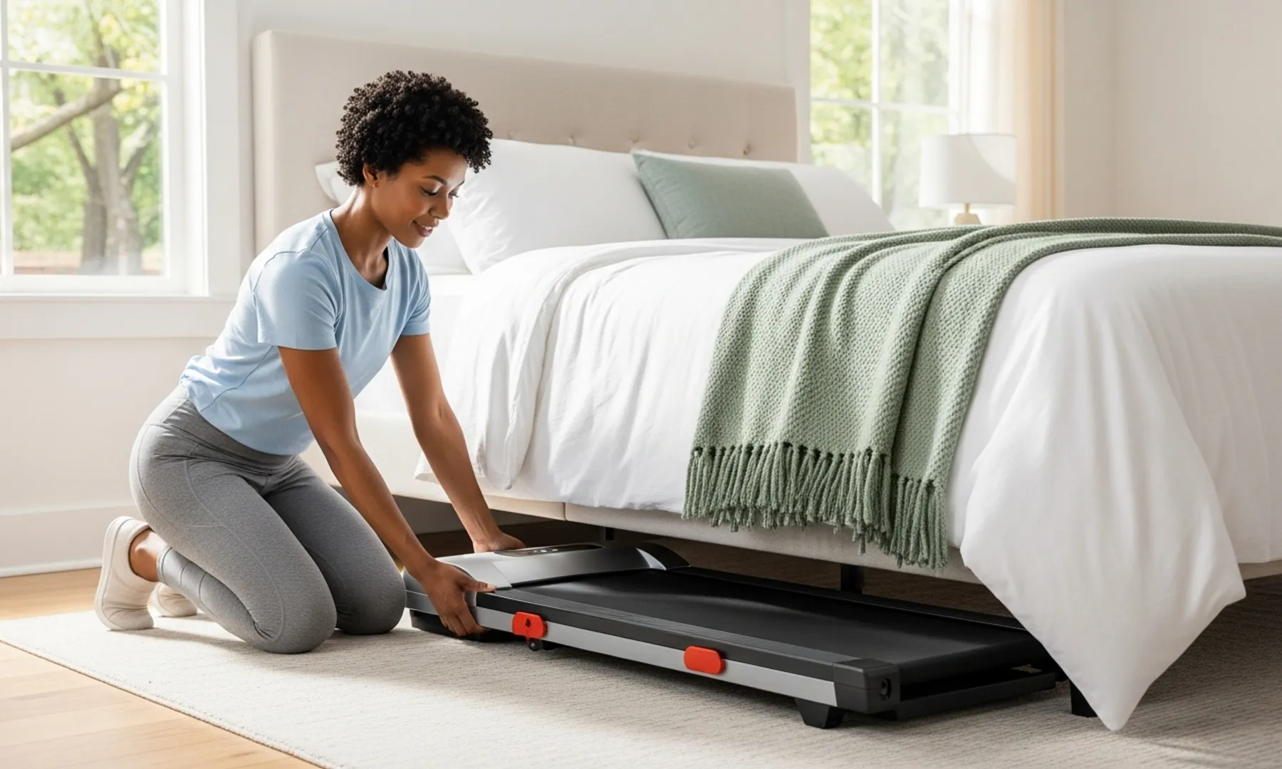 The Home Treadmills That Fold Flat Enough to Store Under Any Standard Bed